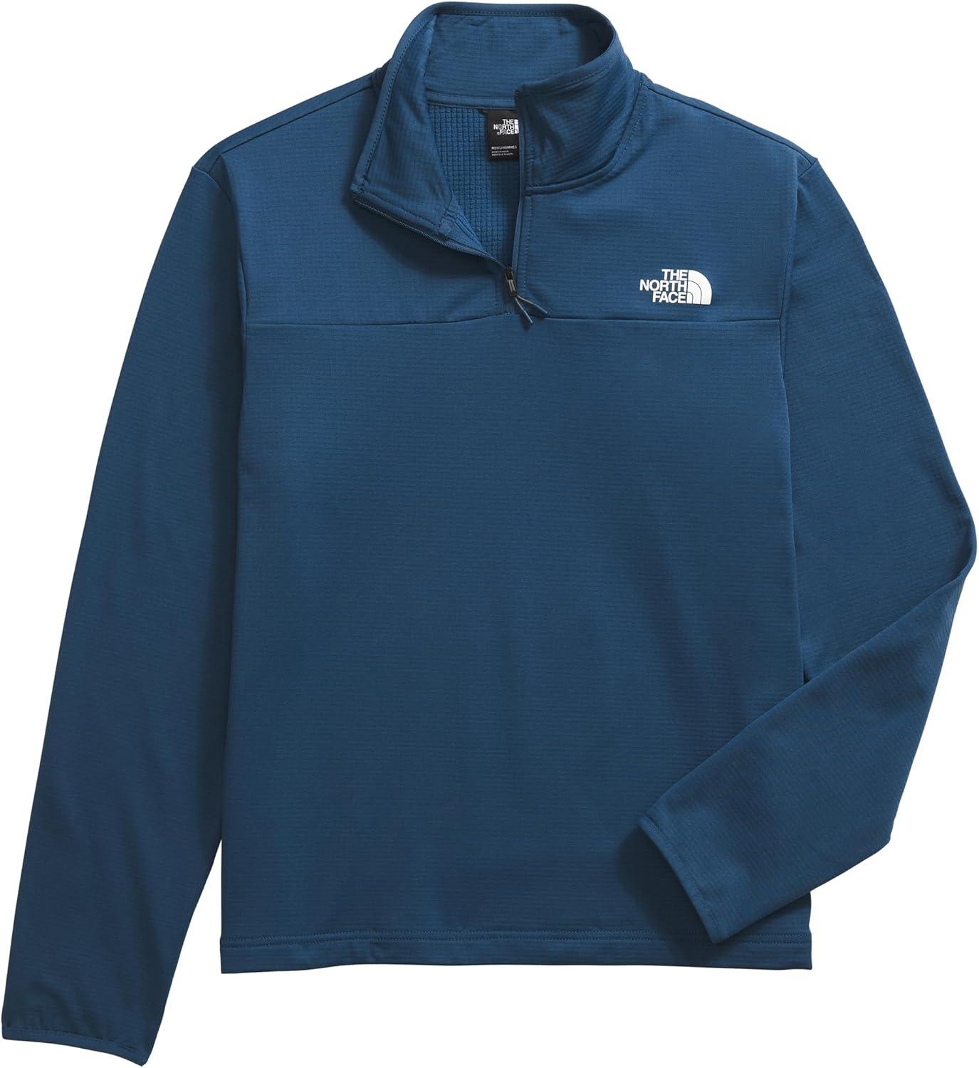 imageTHE NORTH FACE Mens Cedar Trail Grid Fleece 14 ZipShady Blue