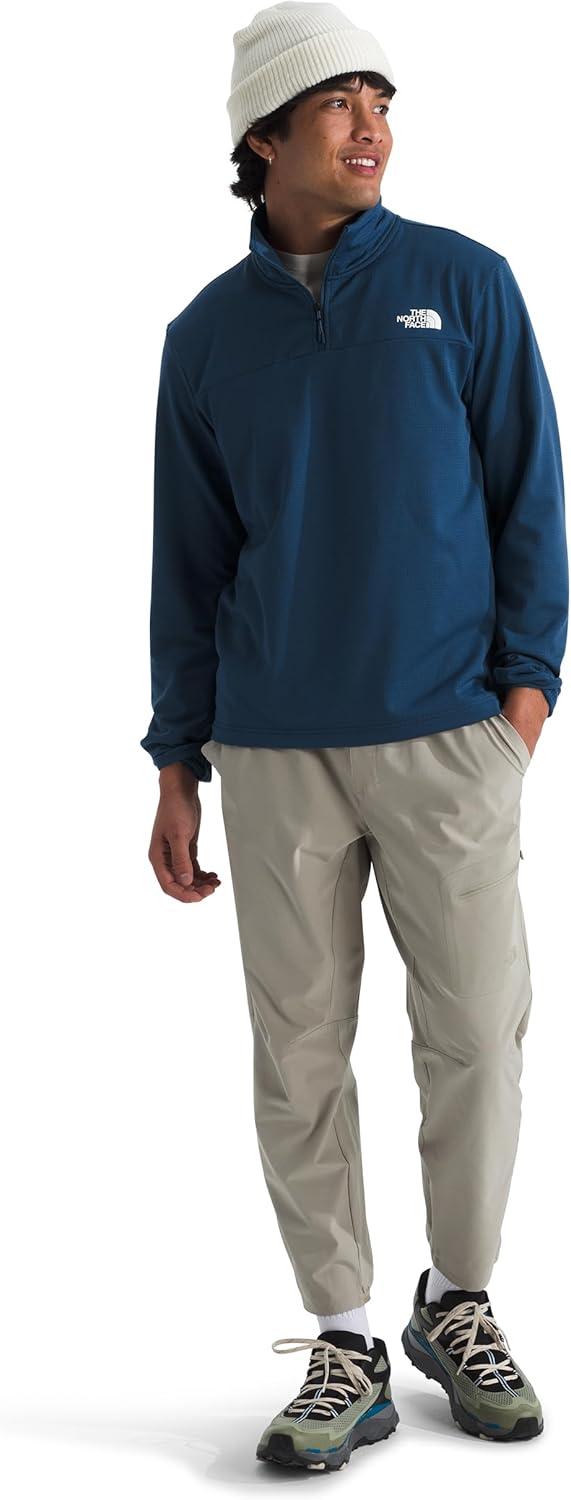 imageTHE NORTH FACE Mens Cedar Trail Grid Fleece 14 ZipShady Blue