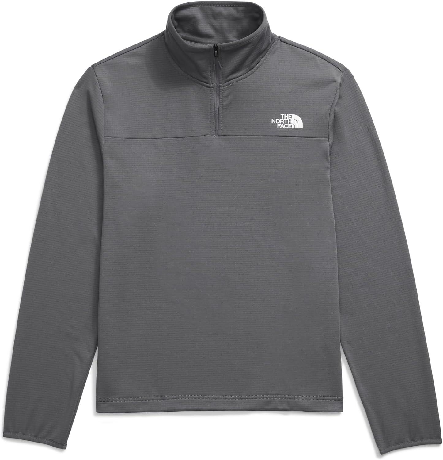 imageTHE NORTH FACE Mens Cedar Trail Grid Fleece 14 ZipSmoked Pearl