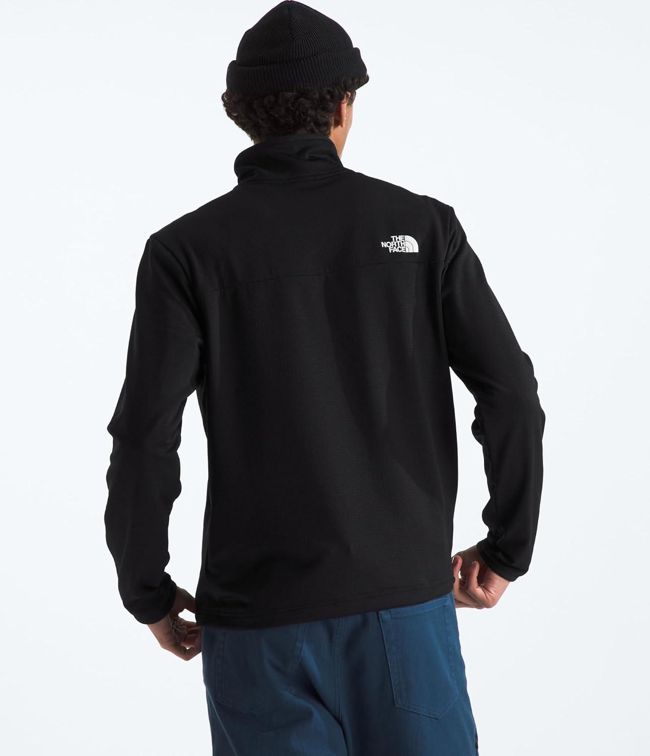 imageTHE NORTH FACE Mens Cedar Trail Grid Fleece 14 ZipTnf Black