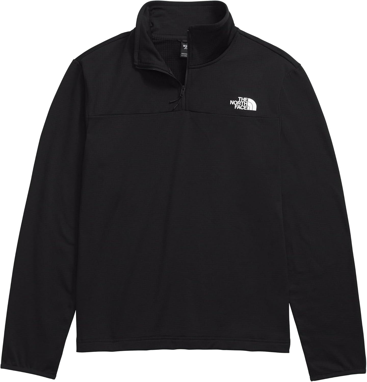 imageTHE NORTH FACE Mens Cedar Trail Grid Fleece 14 ZipTnf Black
