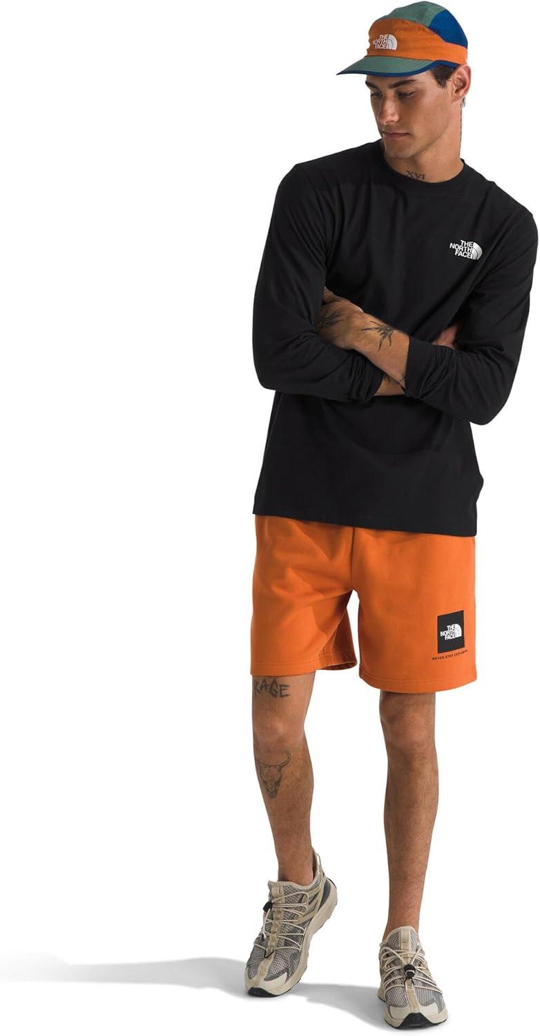 imageTHE NORTH FACE Mens Core Box Long Sleeve NSE Tee Tshirt With Ribbed Collar amp Cuffs for DurabilityTnf BlackTnf White