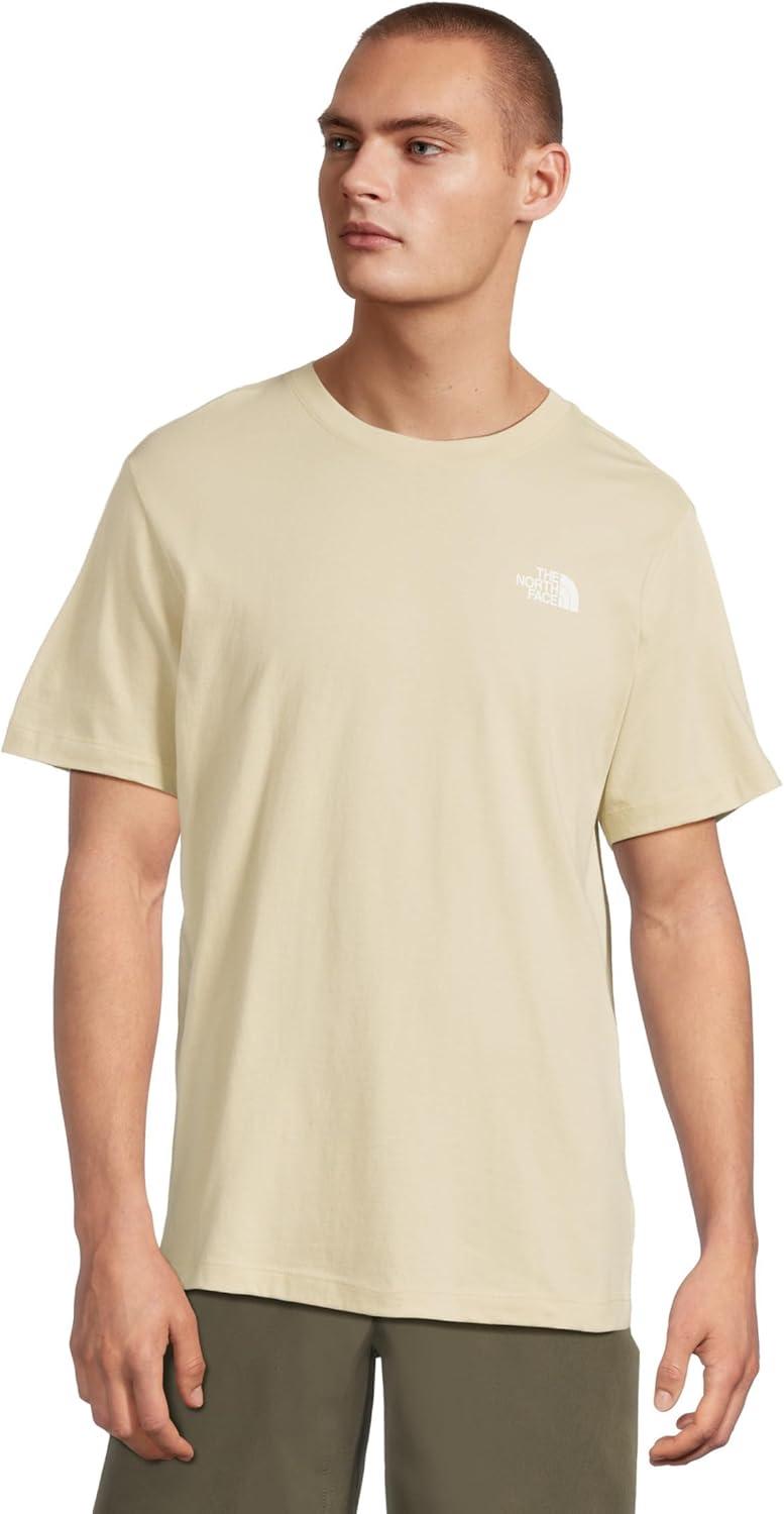 imageTHE NORTH FACE Mens Core Box NSE Short Sleeve Tee Branded Tshirt With a Ribbed CollarGravel