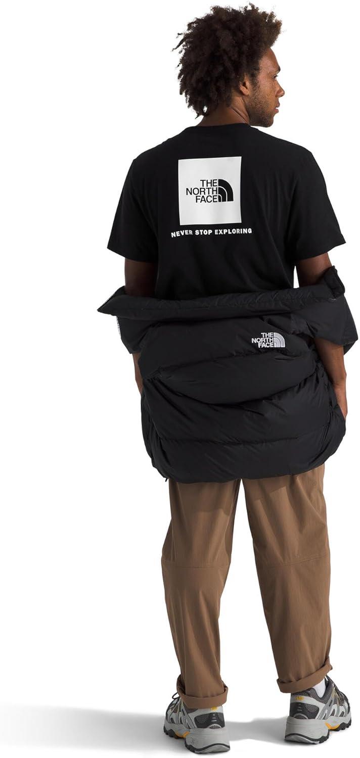 imageTHE NORTH FACE Mens Core Box NSE Short Sleeve Tee Branded Tshirt With a Ribbed CollarTnf BlackTnf White