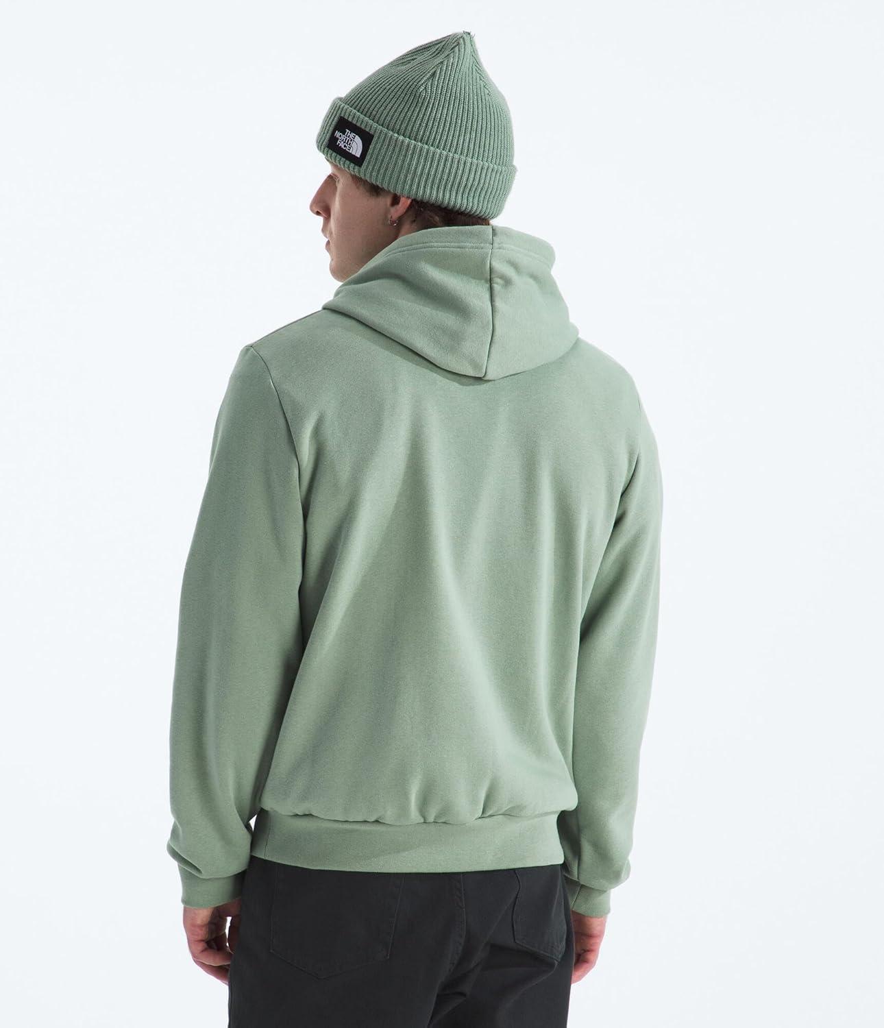imageTHE NORTH FACE Mens Evolution Simple Dome Hoodie Standard amp Big Size Hood With Adjustable Drawcord Kangaroo PocketSlate Moss