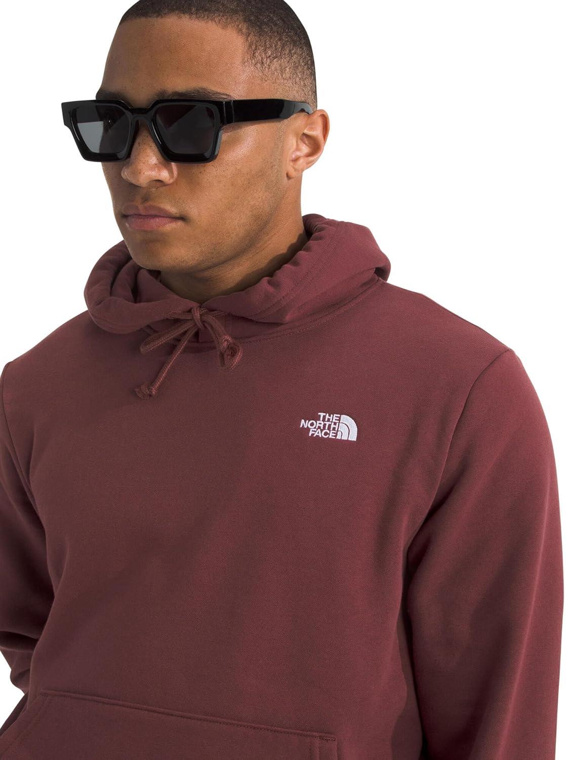 imageTHE NORTH FACE Mens Evolution Simple Dome Hoodie Standard amp Big Size Hood With Adjustable Drawcord Kangaroo PocketSumac