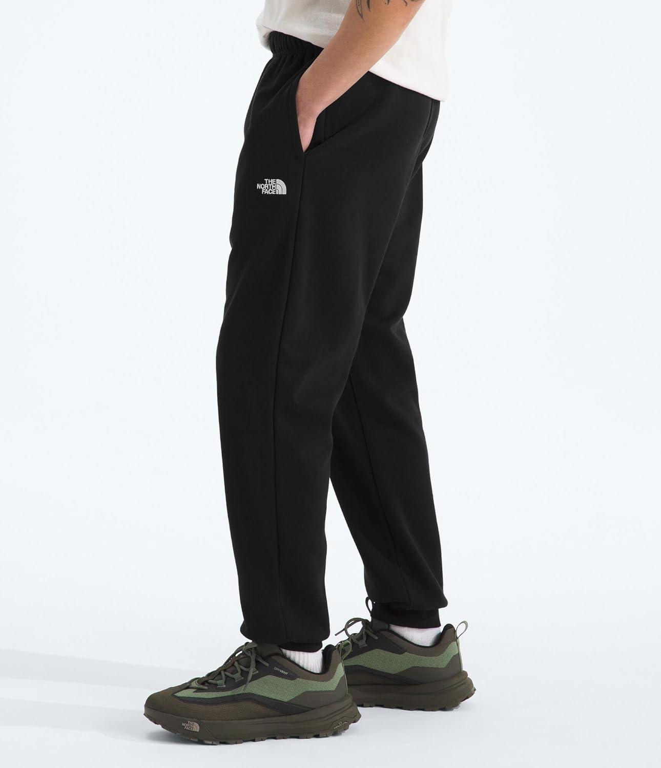 imageTHE NORTH FACE Mens Evolution Simple Dome Jogger Elastic Waistband With Adjustable Drawcord Hand Pockets Ribbed CuffsTnf Black