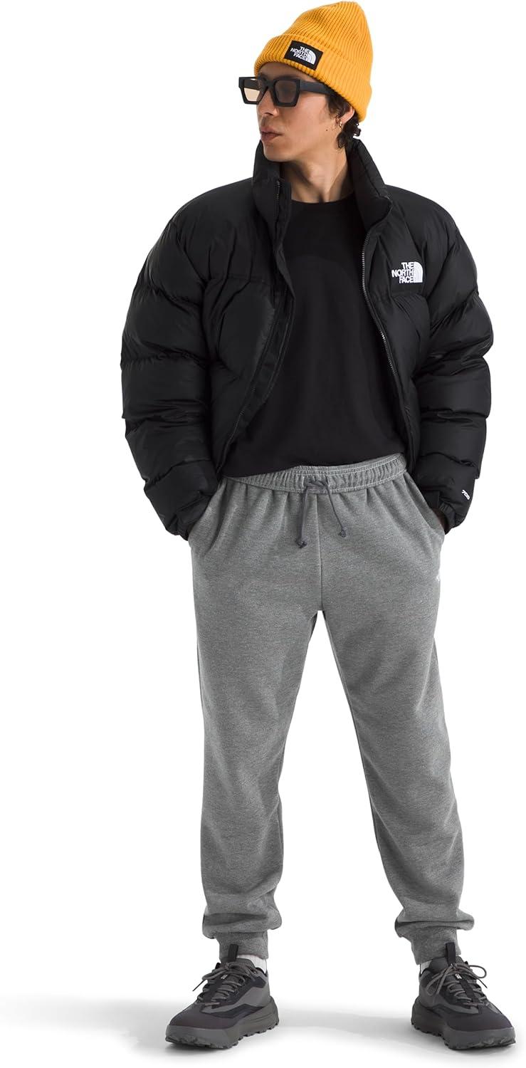 imageTHE NORTH FACE Mens Evolution Simple Dome Jogger Elastic Waistband With Adjustable Drawcord Hand Pockets Ribbed CuffsTnf Mid Grey Heather