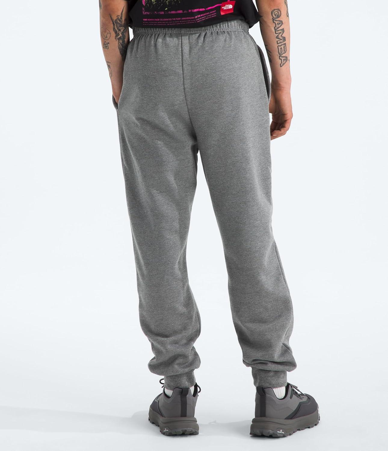 imageTHE NORTH FACE Mens Evolution Simple Dome Jogger Elastic Waistband With Adjustable Drawcord Hand Pockets Ribbed CuffsTnf Mid Grey Heather