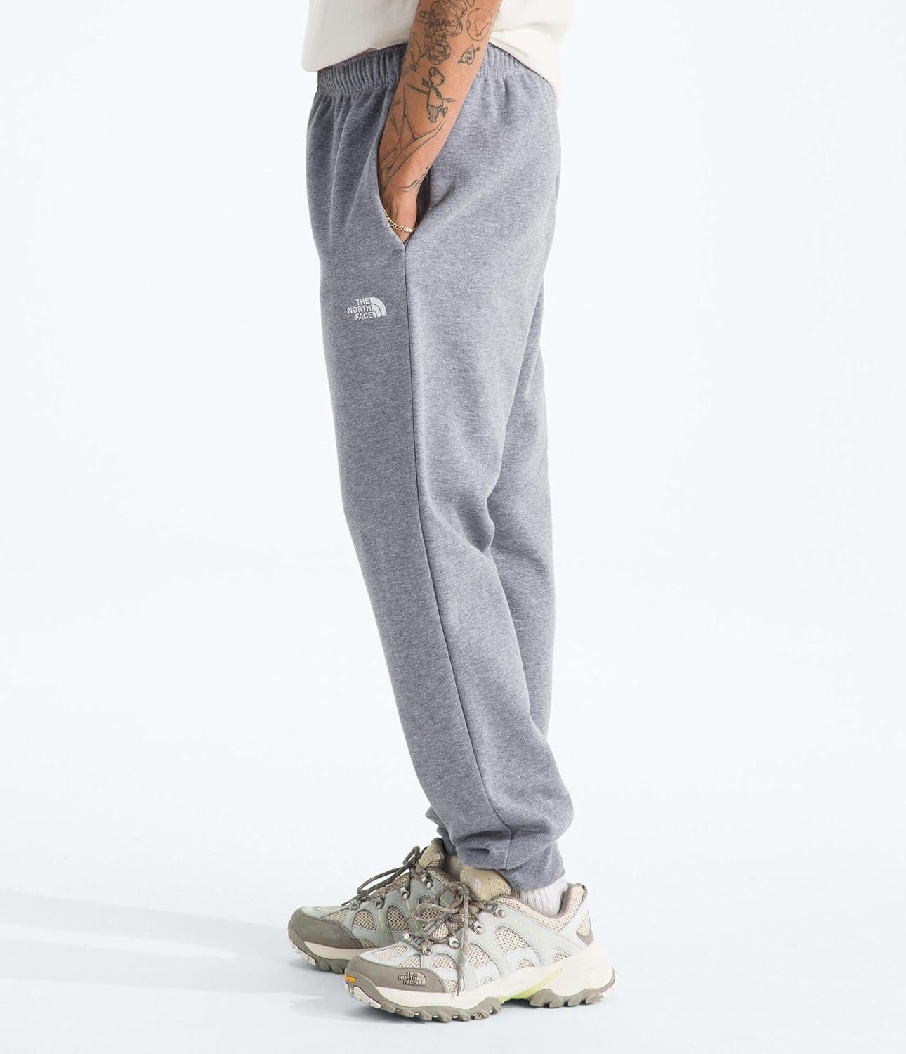 imageTHE NORTH FACE Mens Evolution Simple Dome Jogger Elastic Waistband With Adjustable Drawcord Hand Pockets Ribbed CuffsTnf Pale Grey Heather