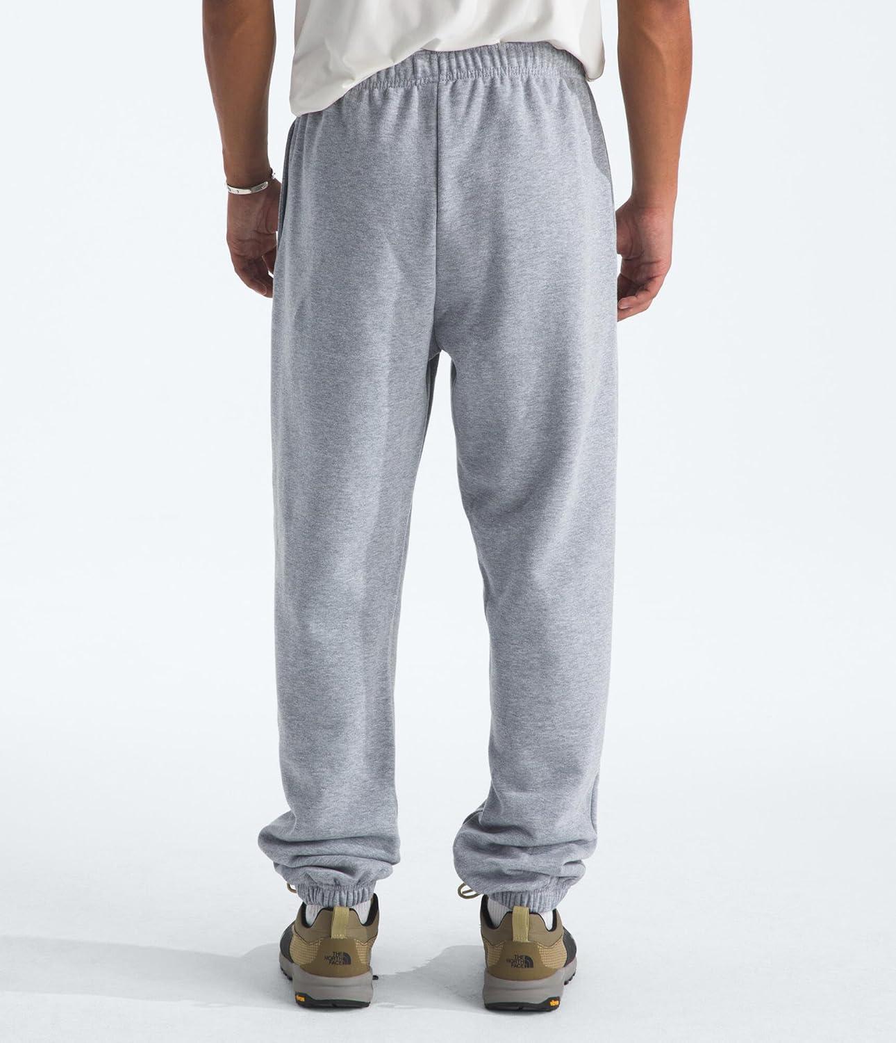 imageTHE NORTH FACE Mens Evolution Simple Dome Pant Elastic Waistband With Adjustable Drawcord Hand Pockets Elasticated CuffsTnf Pale Grey Heather
