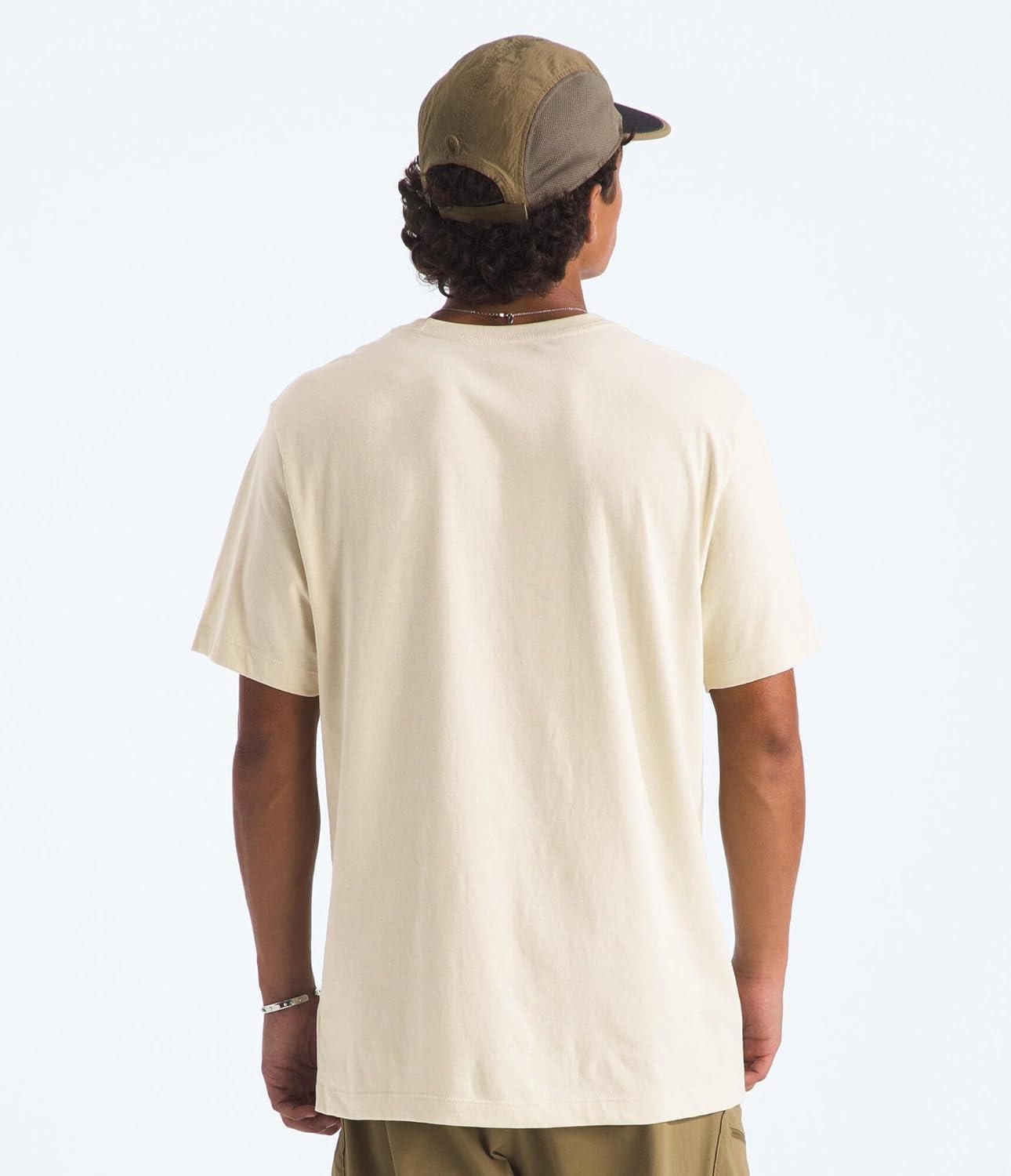 imageTHE NORTH FACE Mens Evolution Simple Dome Shortsleeve Tee Standard amp Big Size Cotton Shirt With the Classic LogoDesert Stone