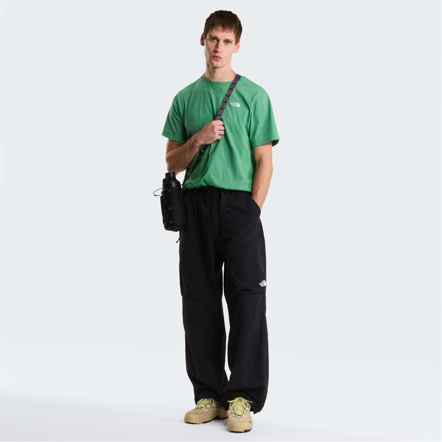 imageTHE NORTH FACE Mens Evolution Simple Dome Shortsleeve Tee Standard amp Big Size Cotton Shirt With the Classic LogoDimmed Algae