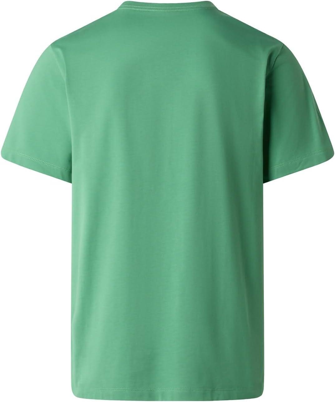 imageTHE NORTH FACE Mens Evolution Simple Dome Shortsleeve Tee Standard amp Big Size Cotton Shirt With the Classic LogoDimmed Algae