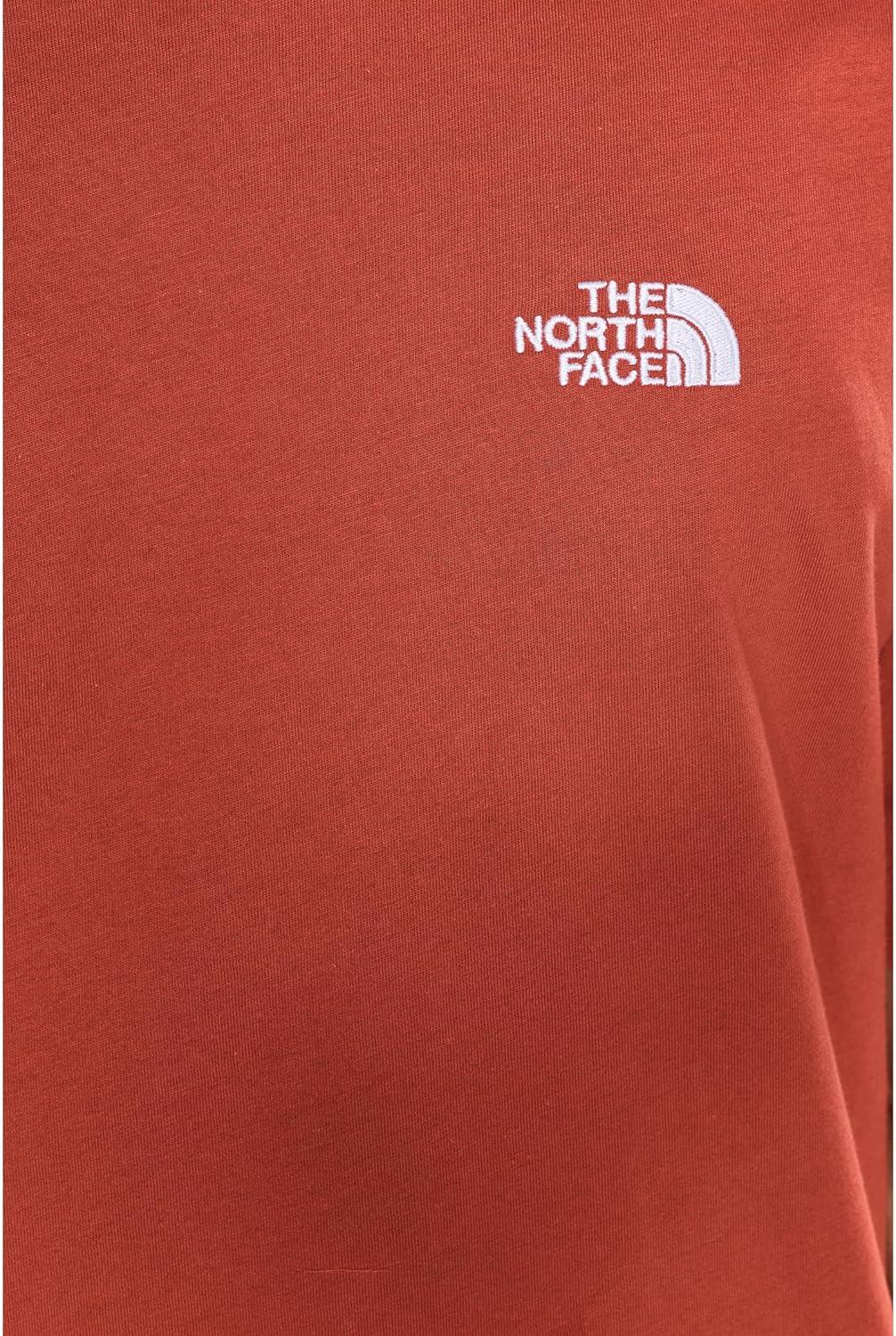 imageTHE NORTH FACE Mens Evolution Simple Dome Shortsleeve Tee Standard amp Big Size Cotton Shirt With the Classic LogoIron Clay