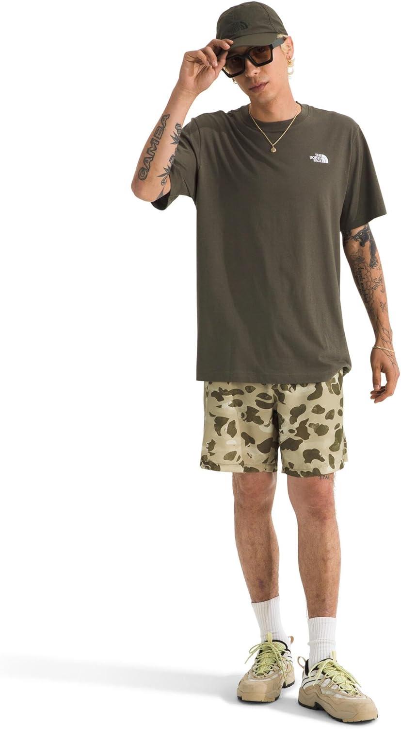 imageTHE NORTH FACE Mens Evolution Simple Dome Shortsleeve Tee Standard amp Big Size Cotton Shirt With the Classic LogoNew Taupe Green
