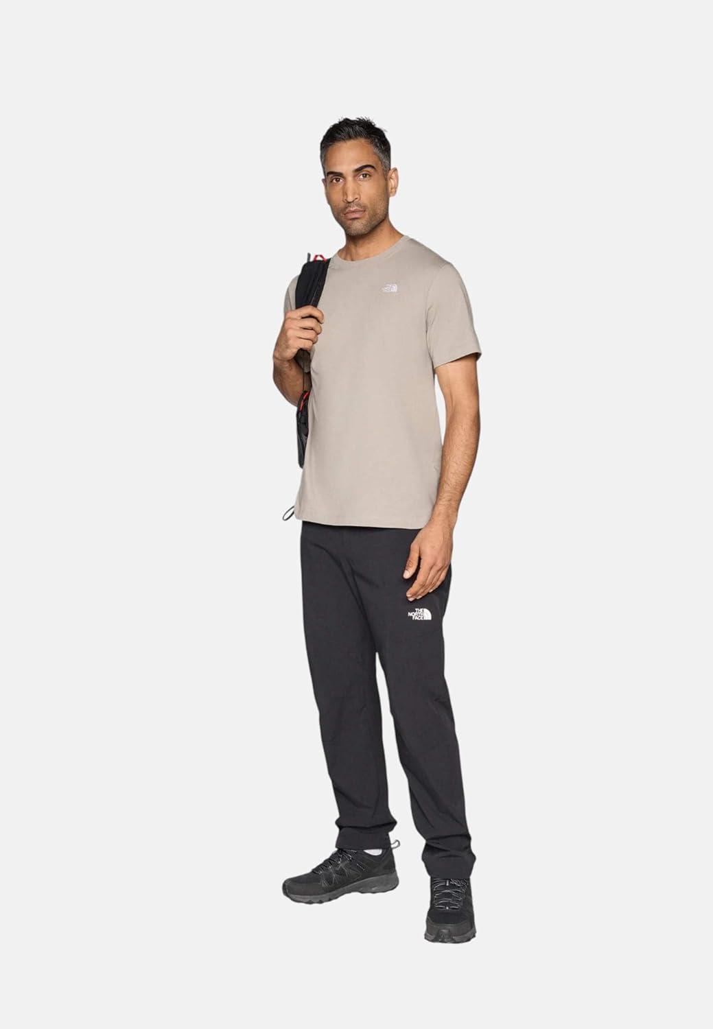 imageTHE NORTH FACE Mens Evolution Simple Dome Shortsleeve Tee Standard amp Big Size Cotton Shirt With the Classic LogoStone Slab