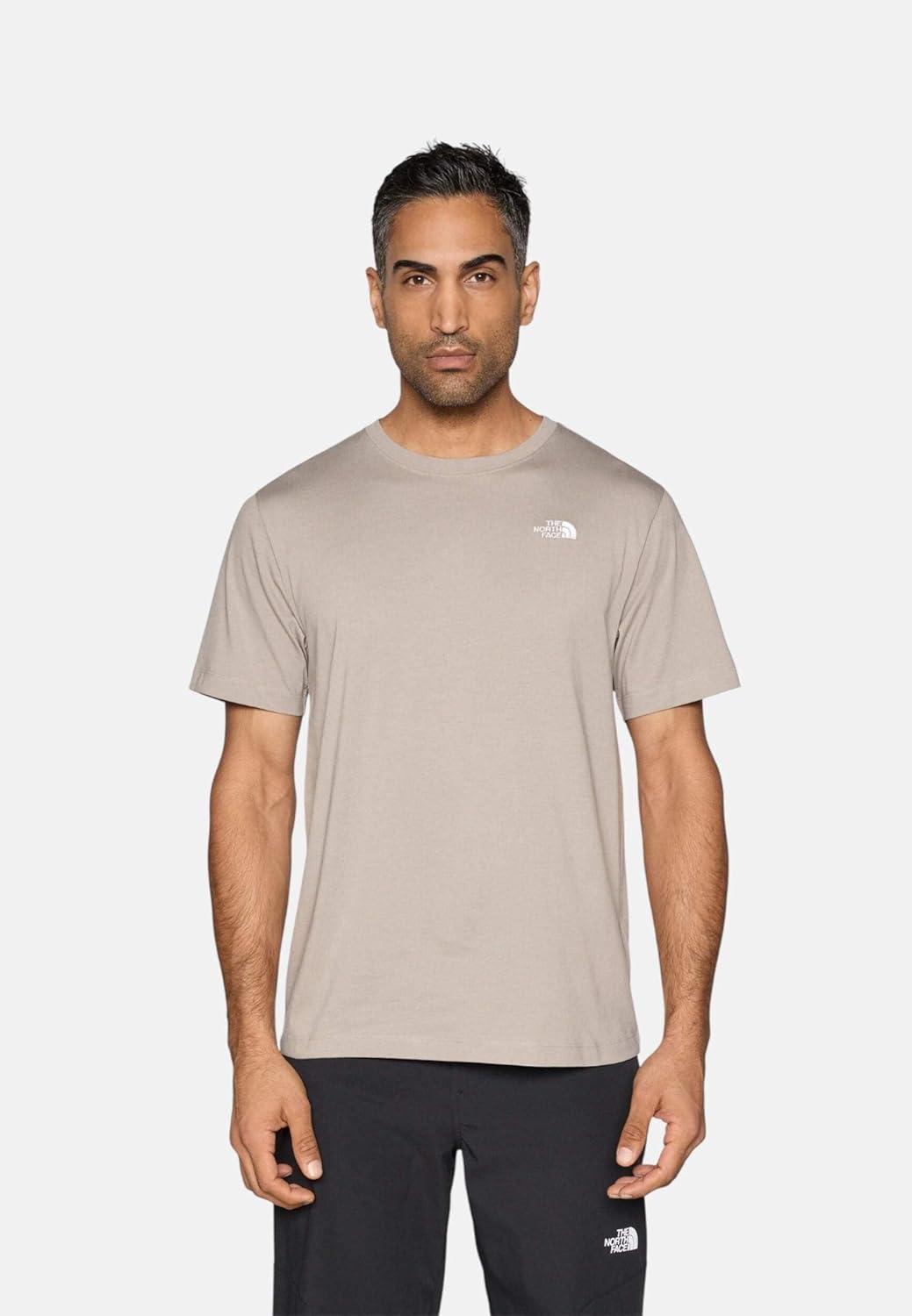 imageTHE NORTH FACE Mens Evolution Simple Dome Shortsleeve Tee Standard amp Big Size Cotton Shirt With the Classic LogoStone Slab