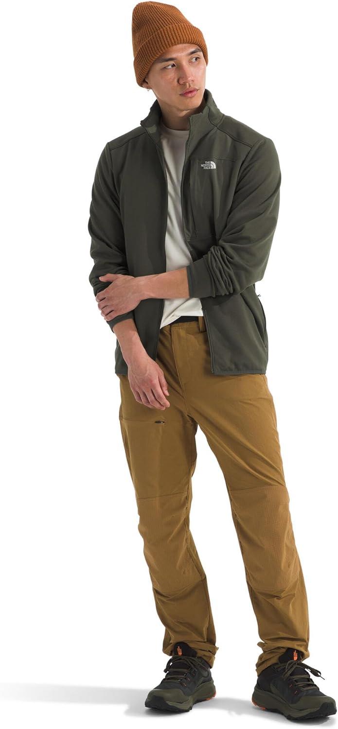 imageTHE NORTH FACE Mens TNF Performance Fleece Full Zip Jacket Lightweight Pullover With Zip PocketsNew Taupe Green
