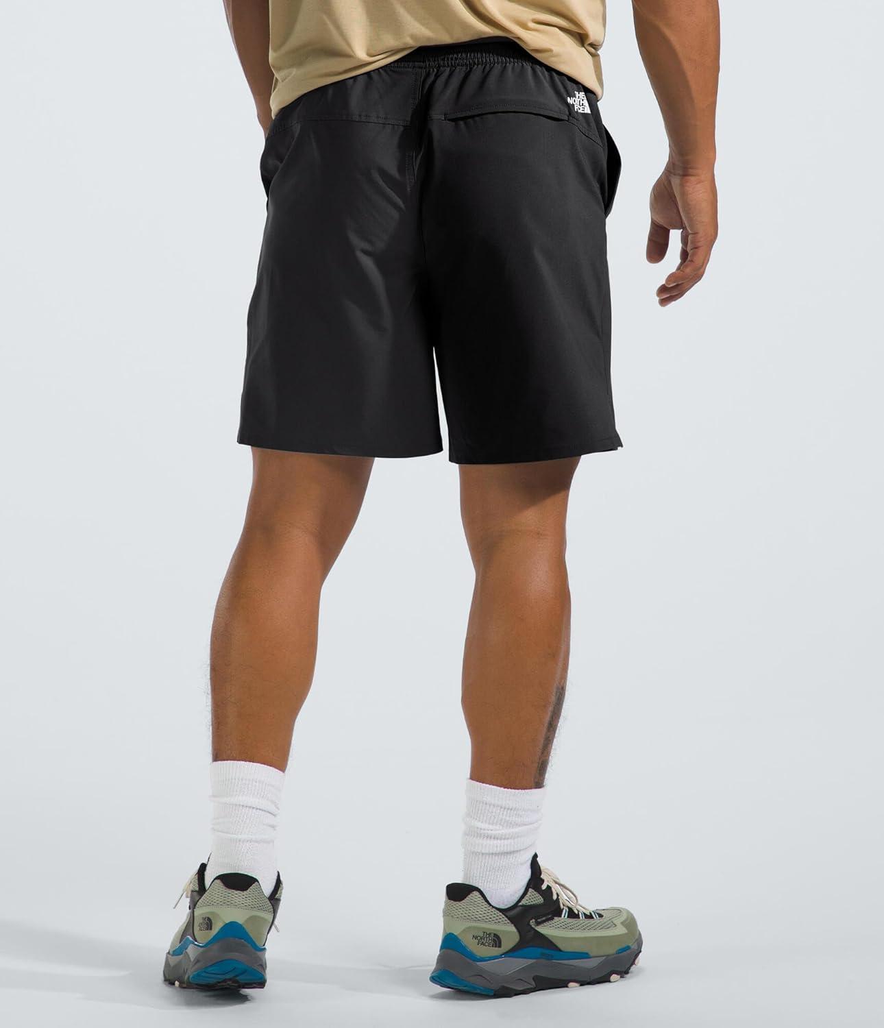 imageTHE NORTH FACE Mens Wander Short 20 Moisture Wicking Water Repellent Finish Internal DrawcordTnf Black