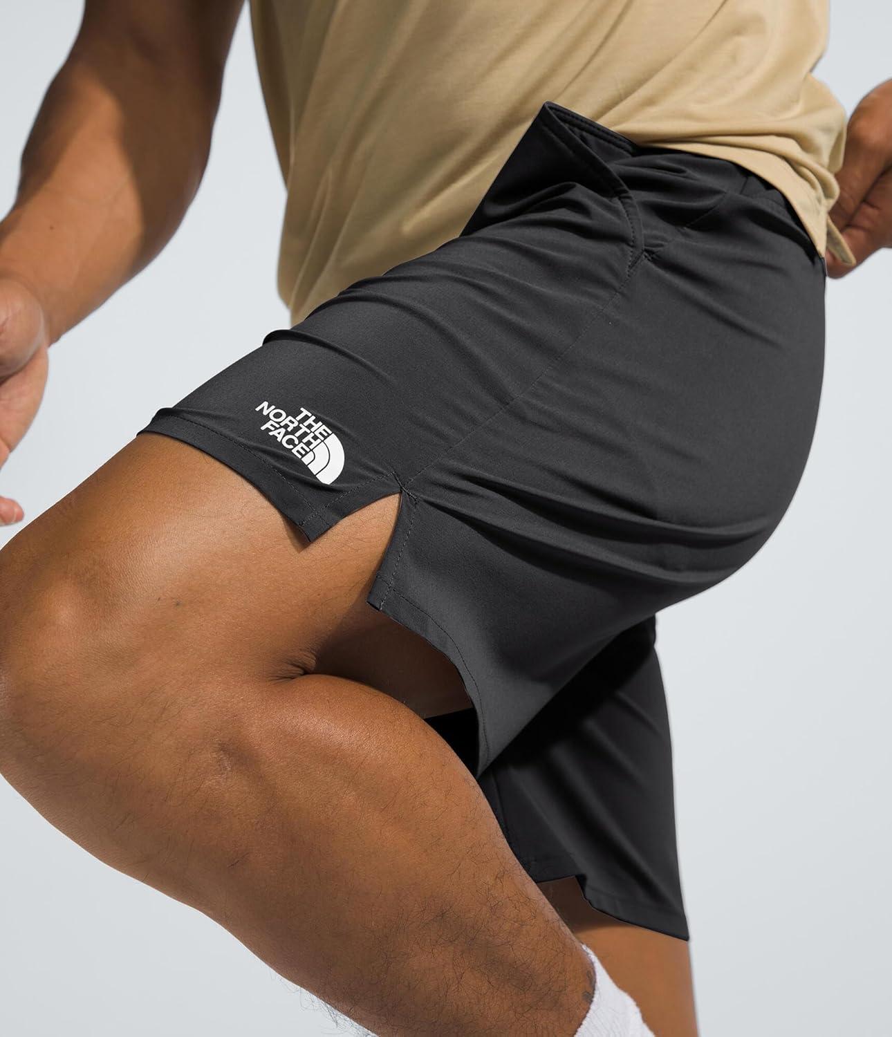 imageTHE NORTH FACE Mens Wander Short 20 Moisture Wicking Water Repellent Finish Internal DrawcordTnf Black