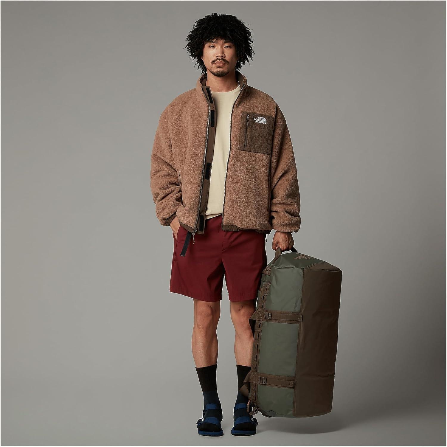 imageTHE NORTH FACE Mens Yumiori Reversible Jacket Water amp Wind Resistant Internal Cinch Cord Elastic Cuffs amp Zip PocketsSmokey BrownLatte