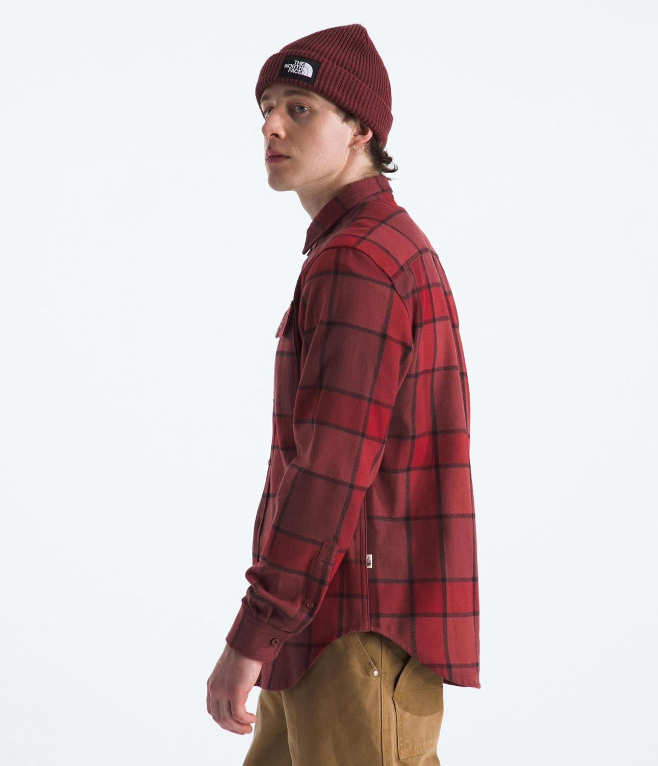 imageThe North FACE Mens Arroyo LongSleeve Flannel ButtonDown ShirtSumac Macro Small Plaid
