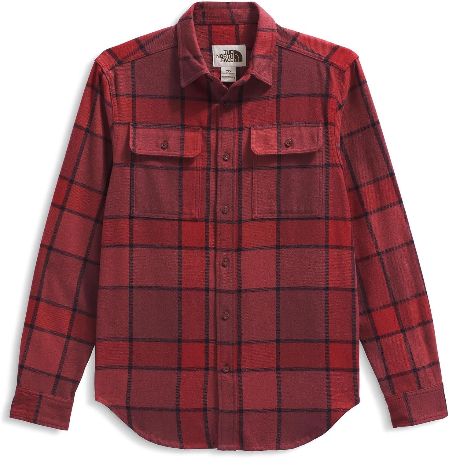 imageThe North FACE Mens Arroyo LongSleeve Flannel ButtonDown ShirtSumac Macro Small Plaid