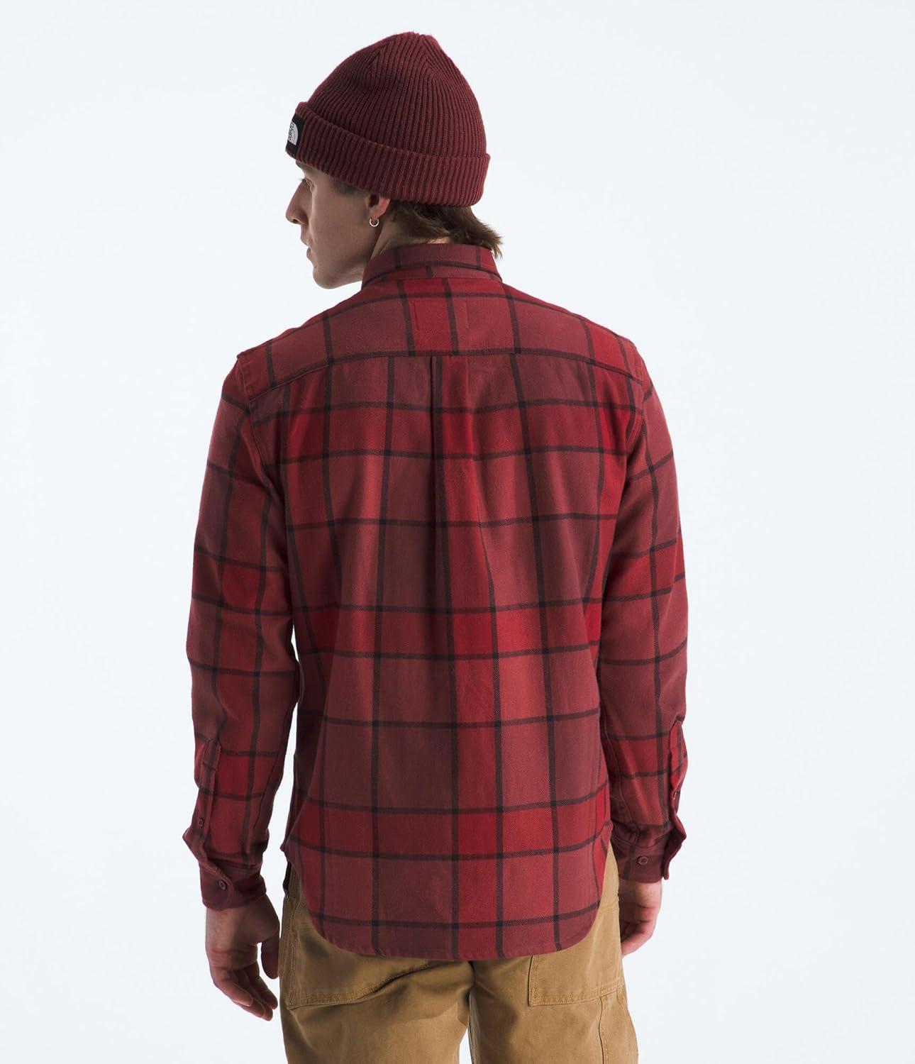 imageThe North FACE Mens Arroyo LongSleeve Flannel ButtonDown ShirtSumac Macro Small Plaid