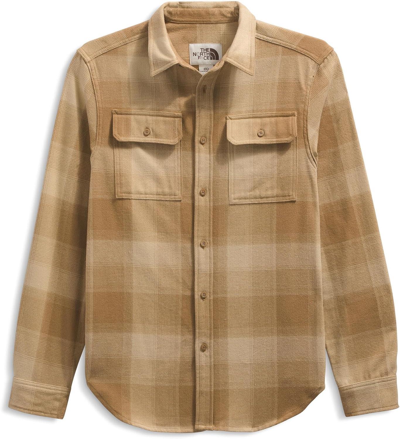 imageThe North FACE Mens Arroyo LongSleeve Flannel ButtonDown ShirtUtility Brown Tnf Shadow Plaid