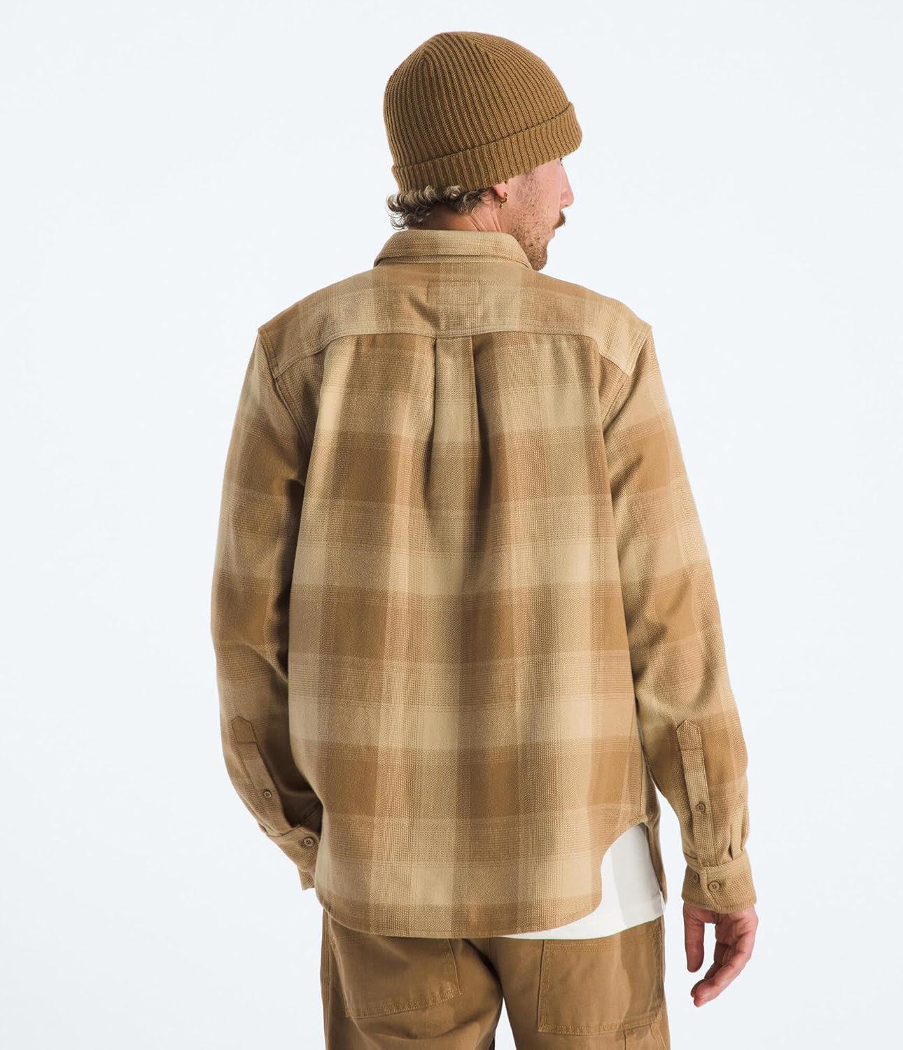 imageThe North FACE Mens Arroyo LongSleeve Flannel ButtonDown ShirtUtility Brown Tnf Shadow Plaid