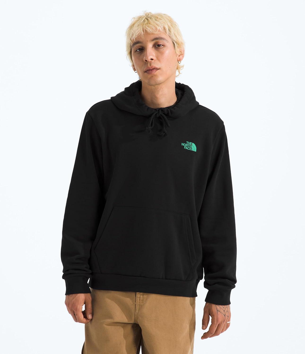 imageThe North Face Mens Celestial Drift Hoodie Casual Pullover Sweatshirt Bold Graphic Designs Kangaroo Hand PocketTnf Black