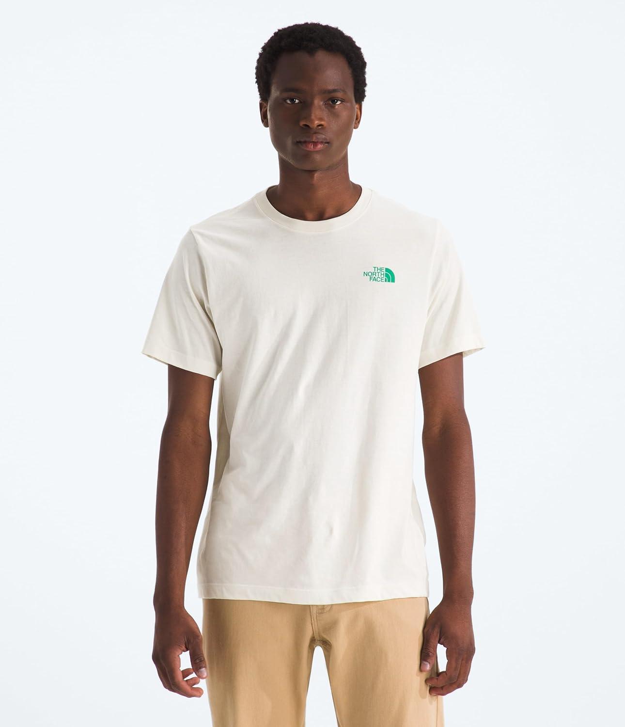 imageThe North Face Mens Celestial Drift ShortSleeve Tee Casual Graphic TShirt Regular Fit Soft Cotton FabricWhite Dune