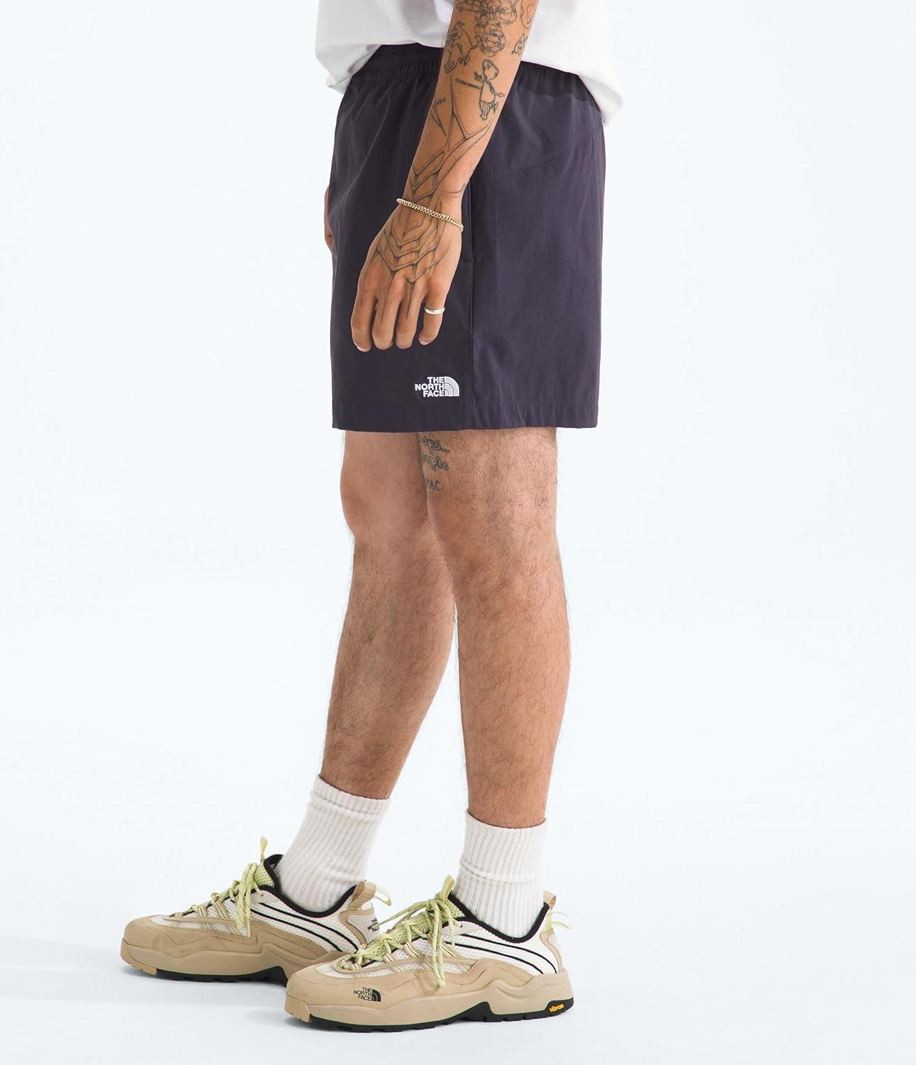 imageThe North Face Mens Class V Pathfinder WaterRepellent Pullon 5 Short Moisture Wicking Elastic WaistbandEndless Dusk