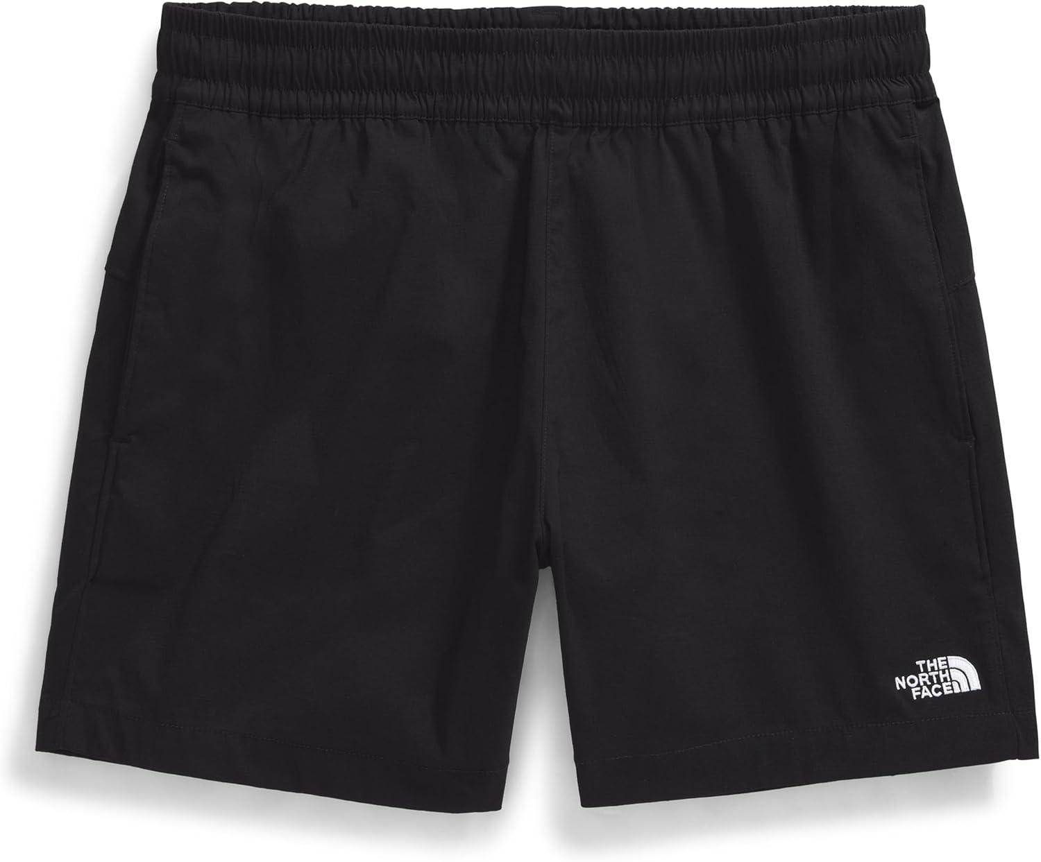 imageThe North Face Mens Class V Pathfinder WaterRepellent Pullon 5 Short Moisture Wicking Elastic WaistbandTnf Black