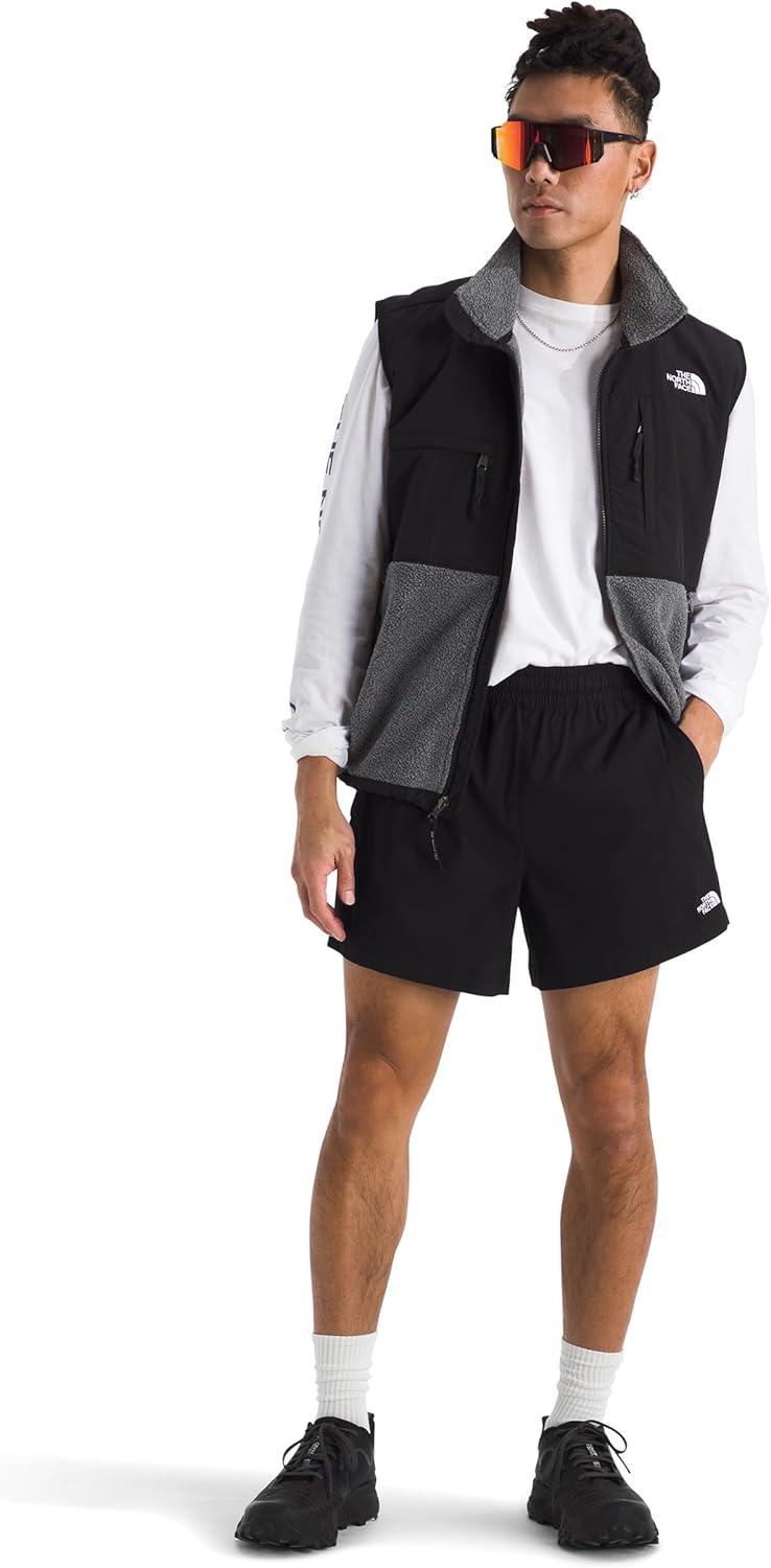 imageThe North Face Mens Class V Pathfinder WaterRepellent Pullon 5 Short Moisture Wicking Elastic WaistbandTnf Black