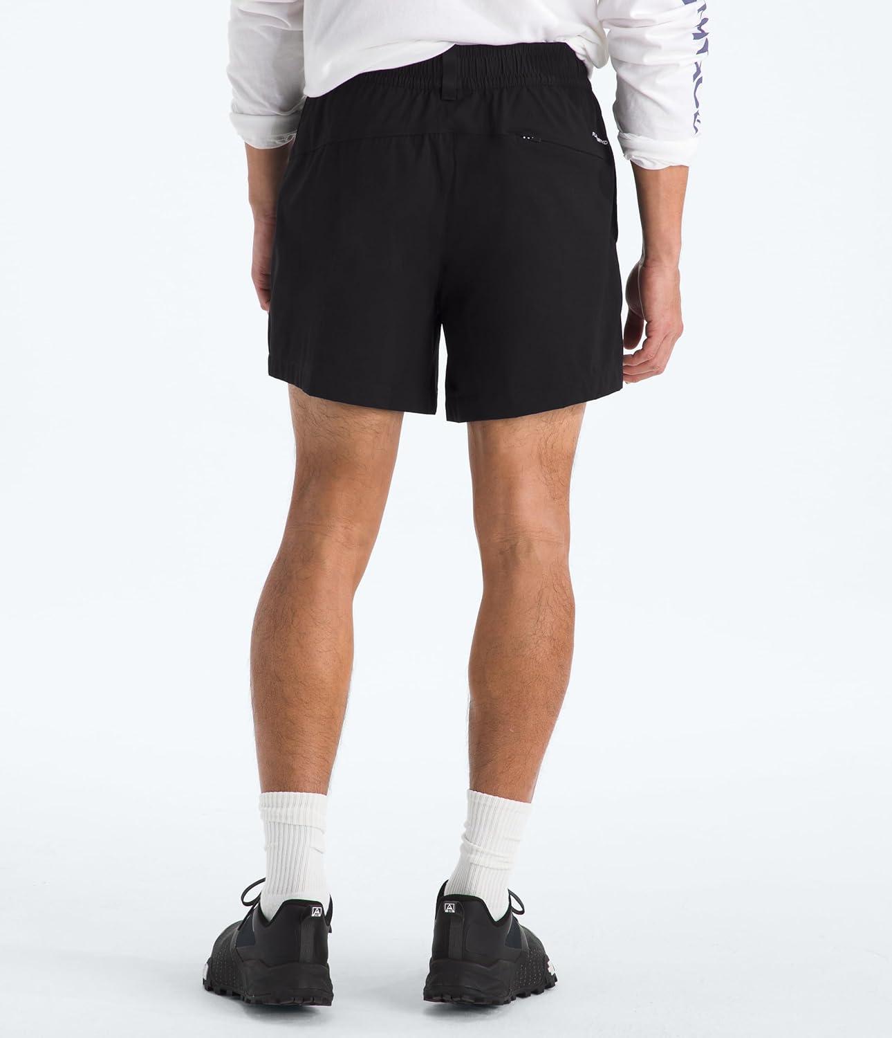 imageThe North Face Mens Class V Pathfinder WaterRepellent Pullon 5 Short Moisture Wicking Elastic WaistbandTnf Black