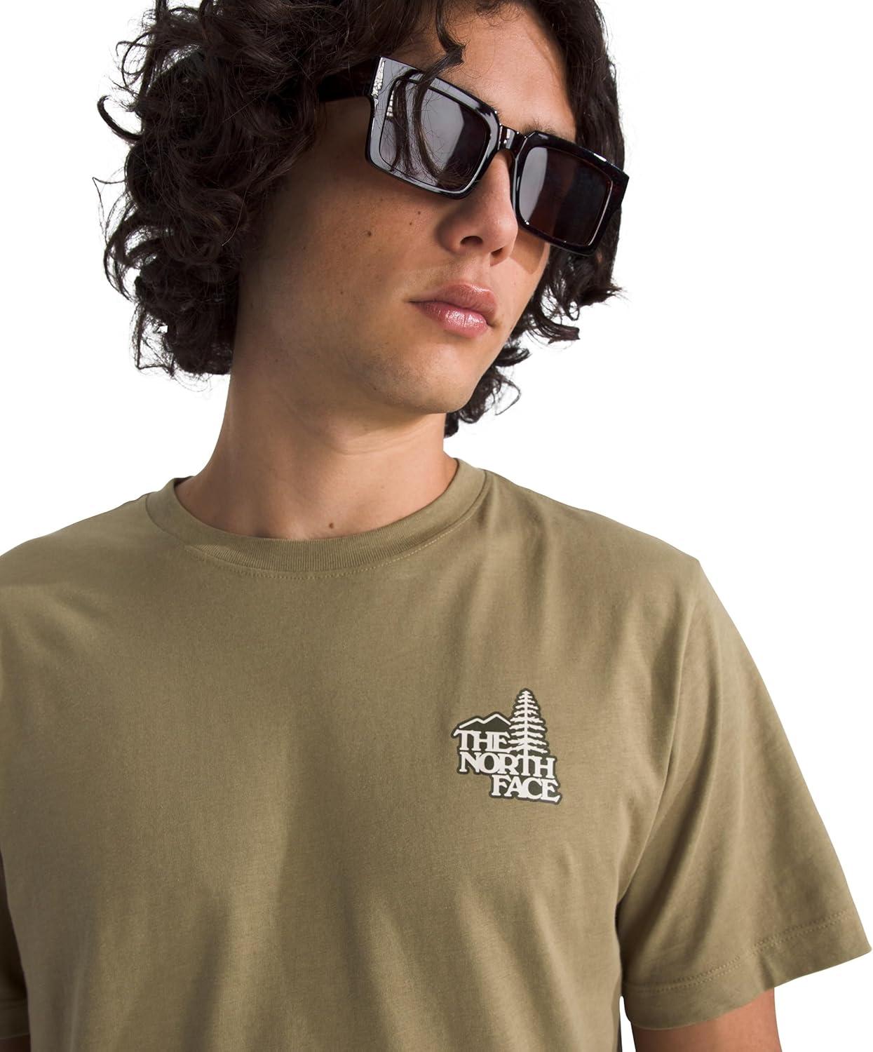 imageThe North Face Mens Keep Climbin ShortSleeve Tee Casual Stylish Graphic TShirt Regular Fit Soft Cotton FabricCedar