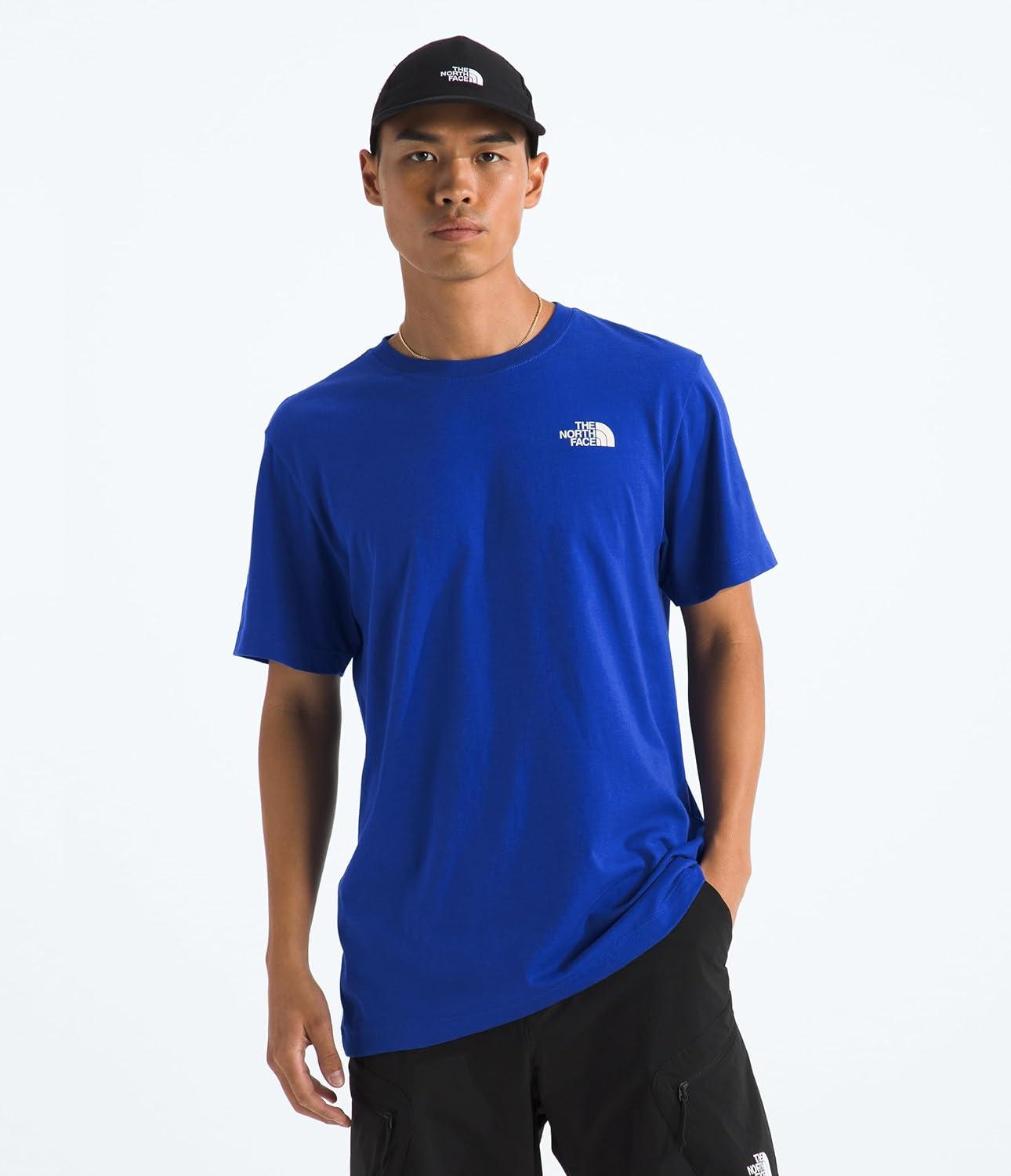 imageThe North Face Mens Never Stop Postcard ShortSleeve Tee Casual Stylish Graphic TShirt Regular Fit Soft Cotton FabricTnf Blue