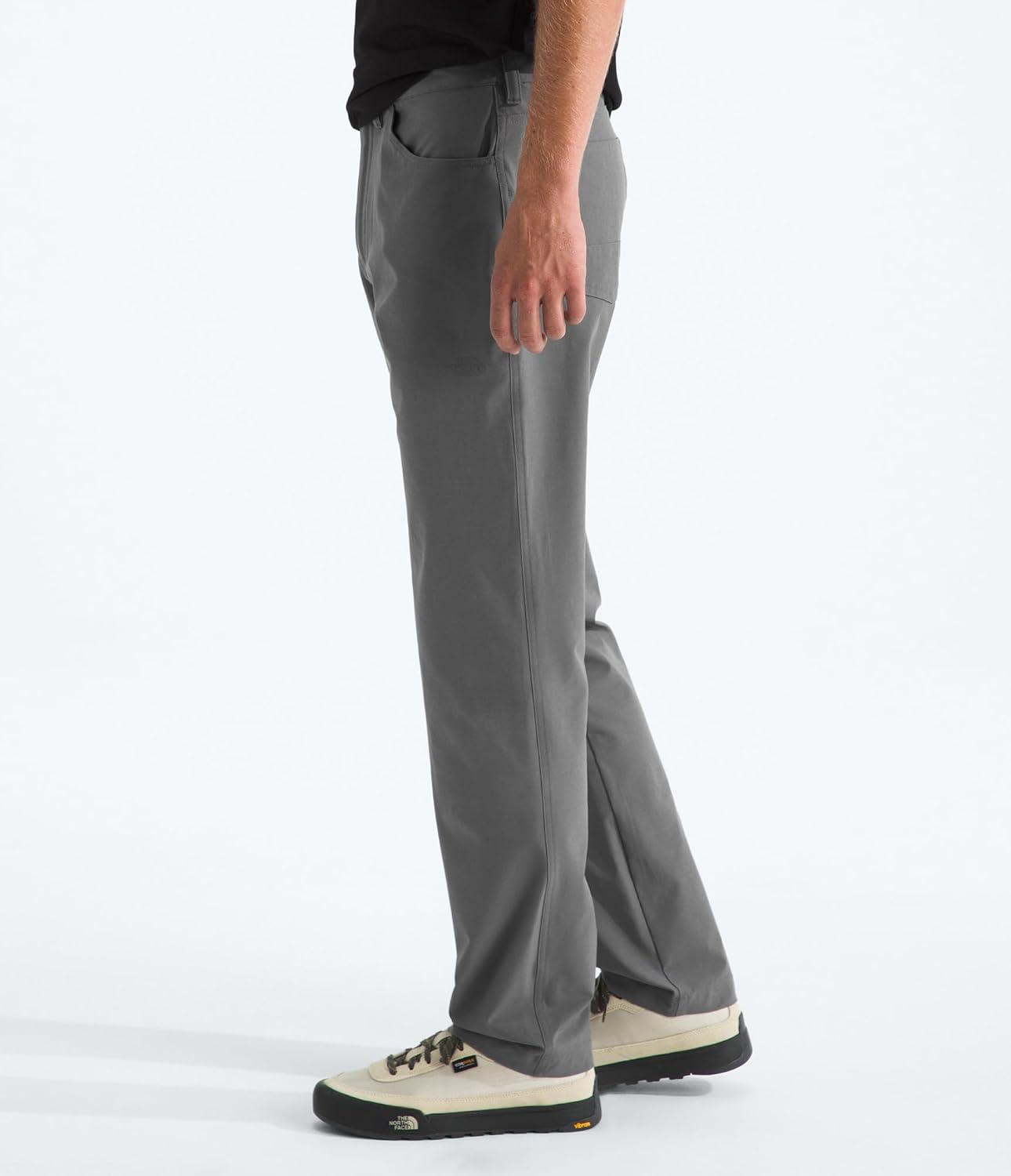 imageThe North Face Mens Paramount 5Pocket Pant Moisture Wicking Water Repellent Finish Multiple Pockets Belt LoopsSmoked Pearl
