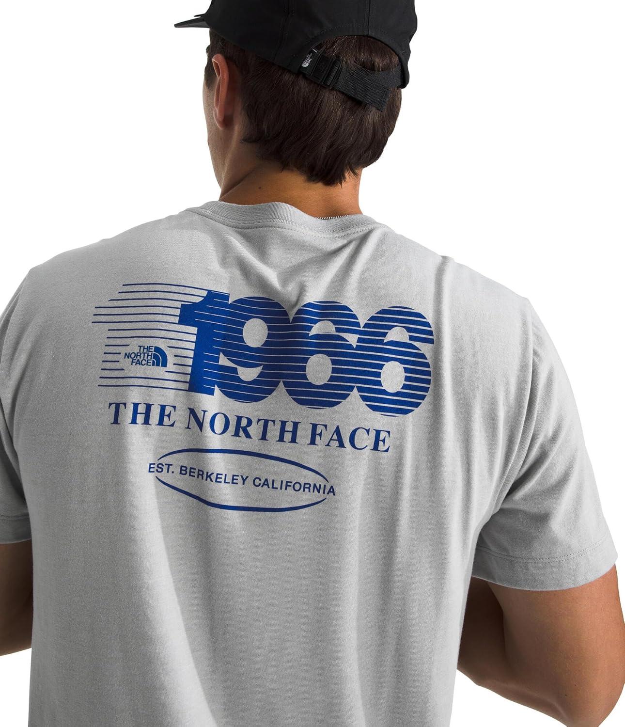 imageThe North Face Mens TriBlend Logo Play ShortSleeve Tee Casual Graphic TShirt Regular Fit CottonPolyesterTencelTnf Light Grey White Heather