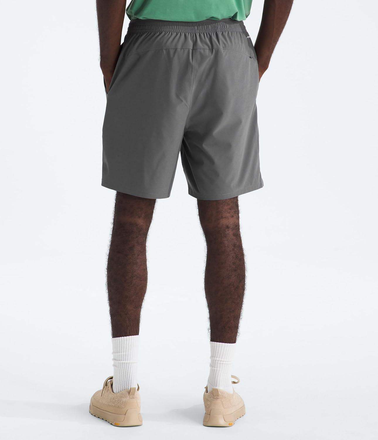imageThe North Face Mens Wander 2in1 Short 7 Moisture Wicking Water Repellent Finish Stretch Waistband Hand PocketsSmoked Pearl