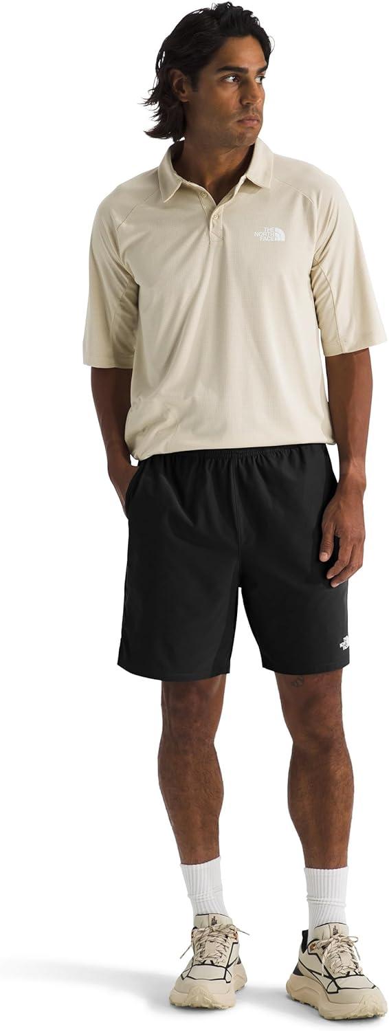 imageThe North Face Mens Wander 2in1 Short 7 Moisture Wicking Water Repellent Finish Stretch Waistband Hand PocketsTnf Black