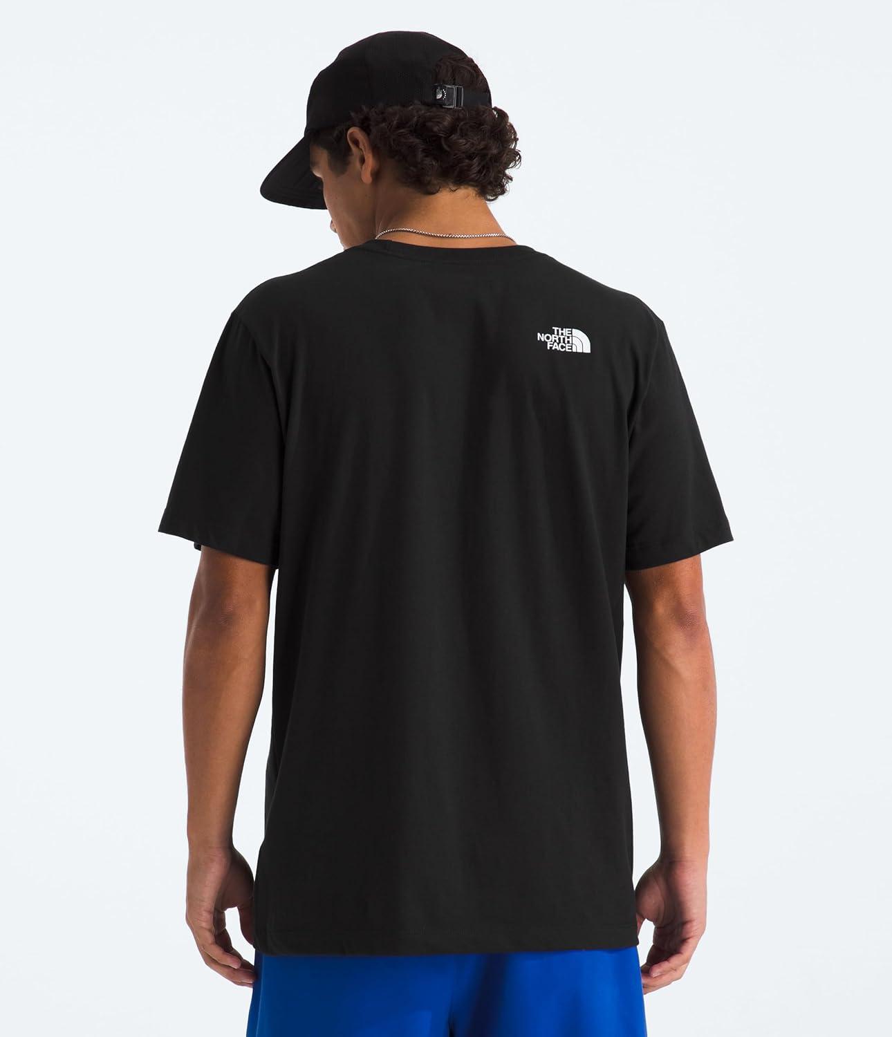 imageThe North Face Mens Woodland Wanderer Short Sleeve Tee Casual Stylish Graphic TShirt Regular Fit Soft Cotton FabricTnf Black