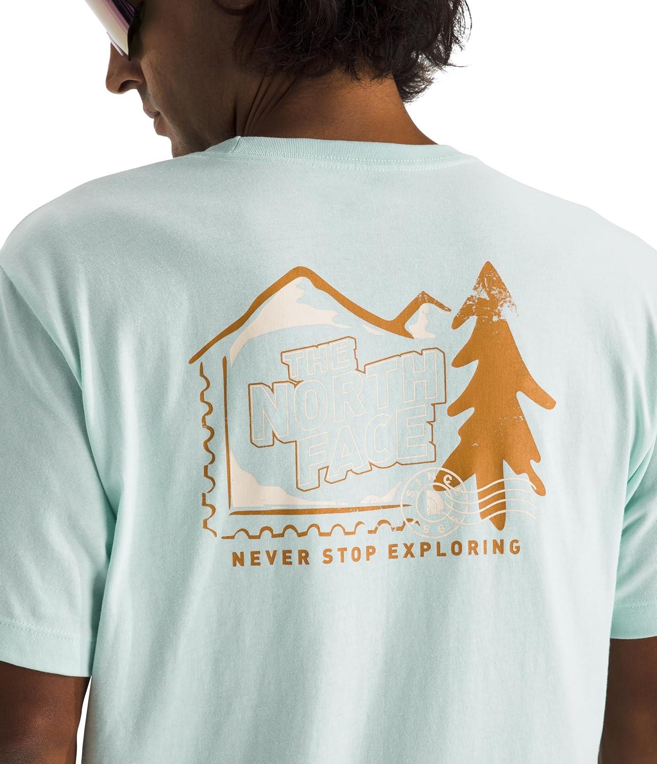 imageThe North Face Mountain Stamps Regular Short Sleeve TeeOpal Frost