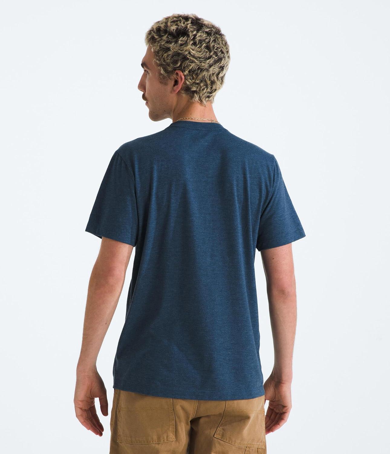 imageThe North Face SS TriBlend TeeShady Blue White Heather