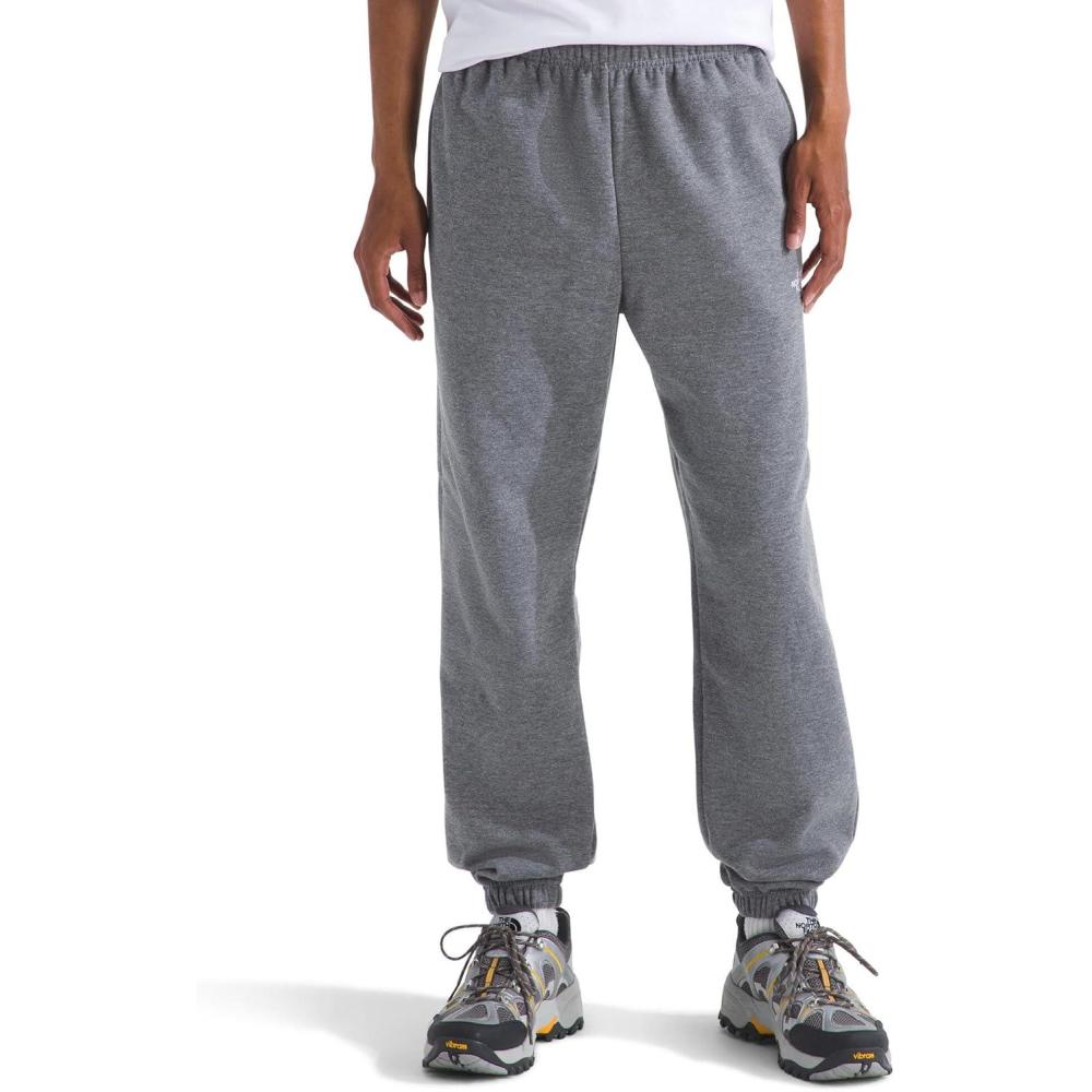 imageTHE NORTH FACE Mens Evolution Simple Dome Pant Elastic Waistband With Adjustable Drawcord Hand Pockets Elasticated CuffsTnf Mid Grey Heather