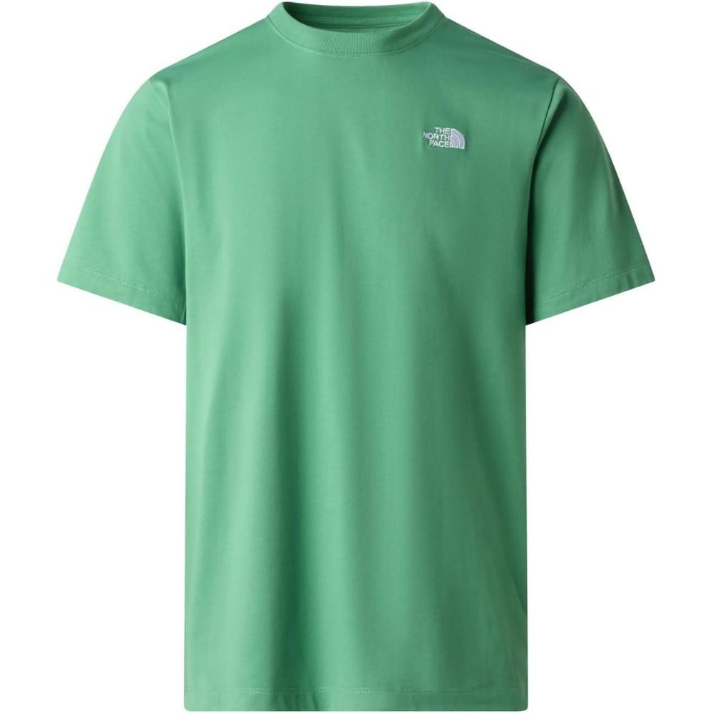 imageTHE NORTH FACE Mens Evolution Simple Dome Shortsleeve Tee Standard amp Big Size Cotton Shirt With the Classic LogoDimmed Algae