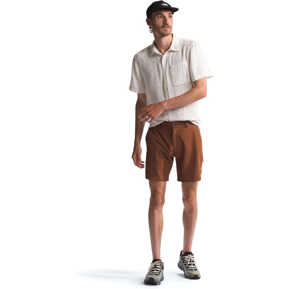 imageTHE NORTH FACE Mens Rolling Sun Packable Short PFAS FreeStone Brown