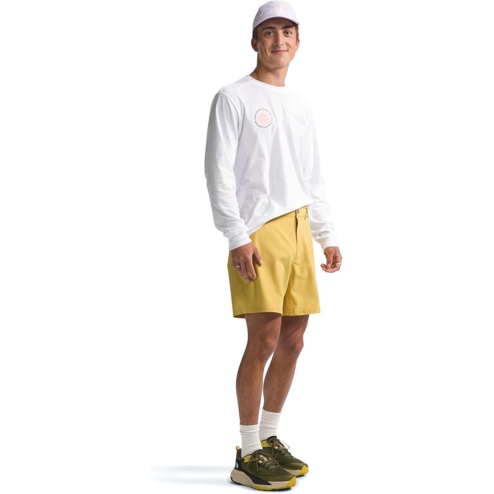 imageTHE NORTH FACE Mens Rolling Sun Packable Short PFAS FreeYellow Silt